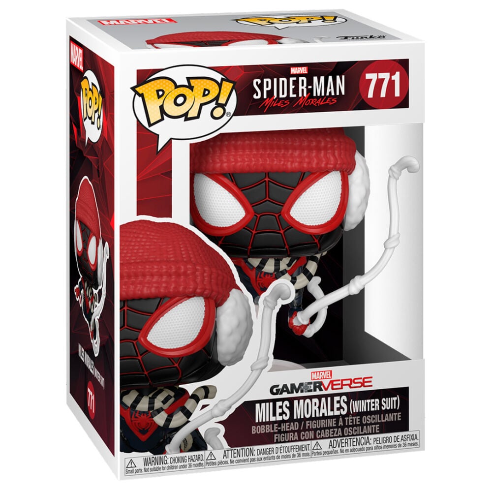 Figura POP Marvel Spiderman Miles Morales Winter Suit FUNKO