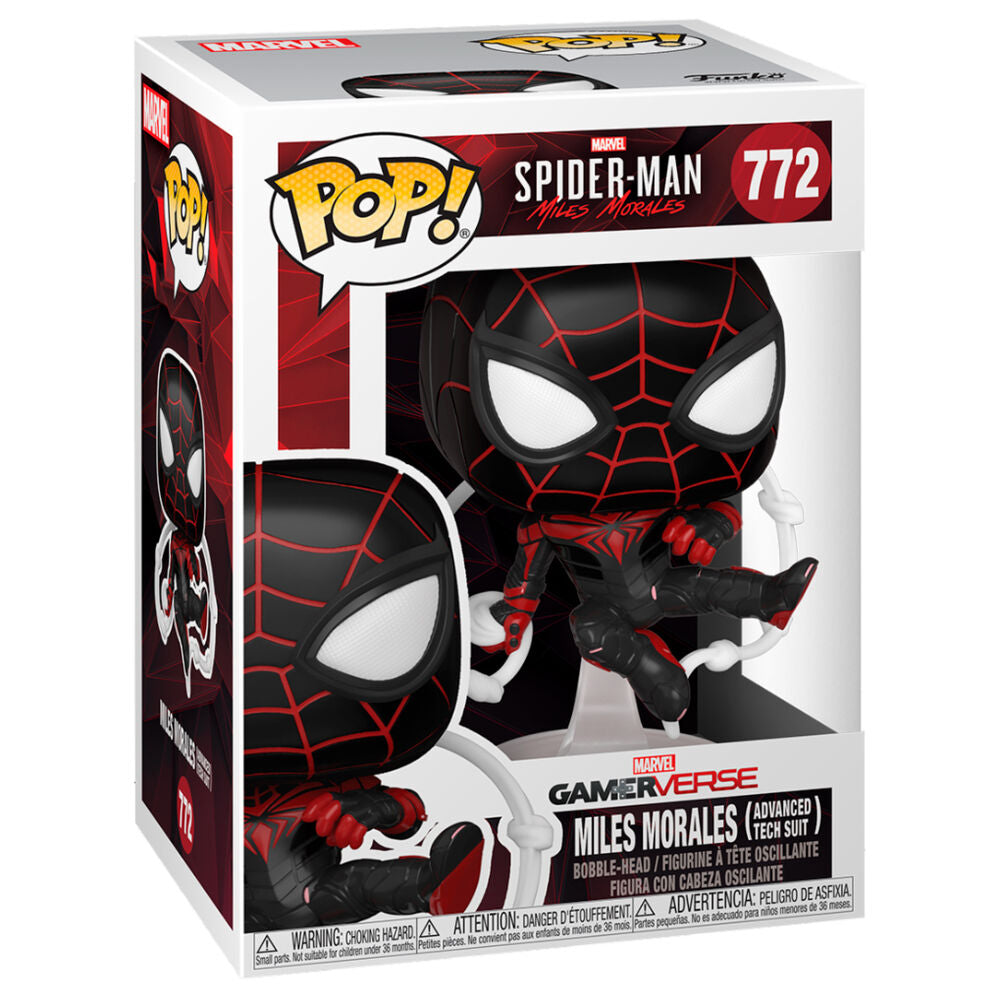 Figura POP Marvel Spiderman Miles Morales Advanced Tech Suit FUNKO