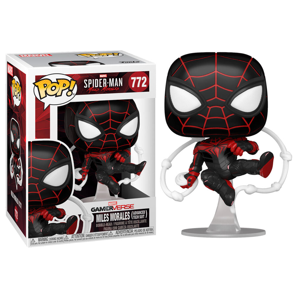 Figura POP Marvel Spiderman Miles Morales Advanced Tech Suit FUNKO