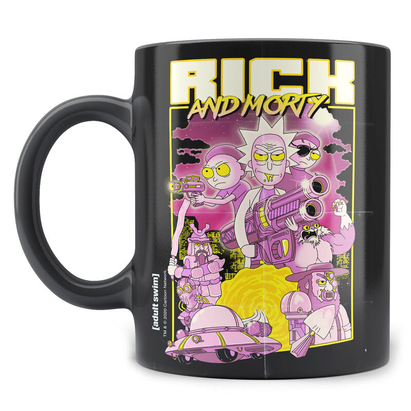Taza Retro Poster Rick and Morty SD TOYS