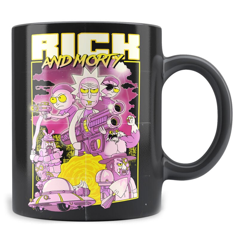 Taza Retro Poster Rick and Morty SD TOYS