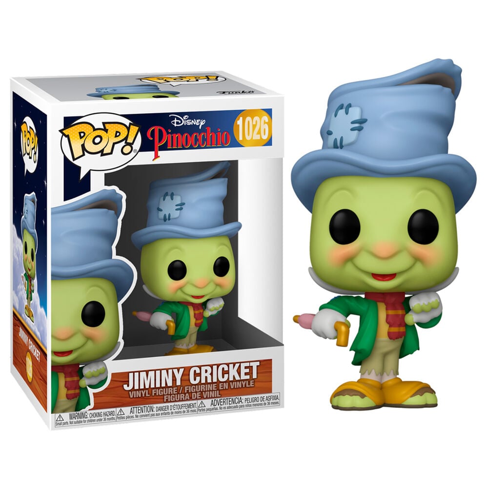 Figura POP Disney Pinocho Street Jiminy Cricket FUNKO