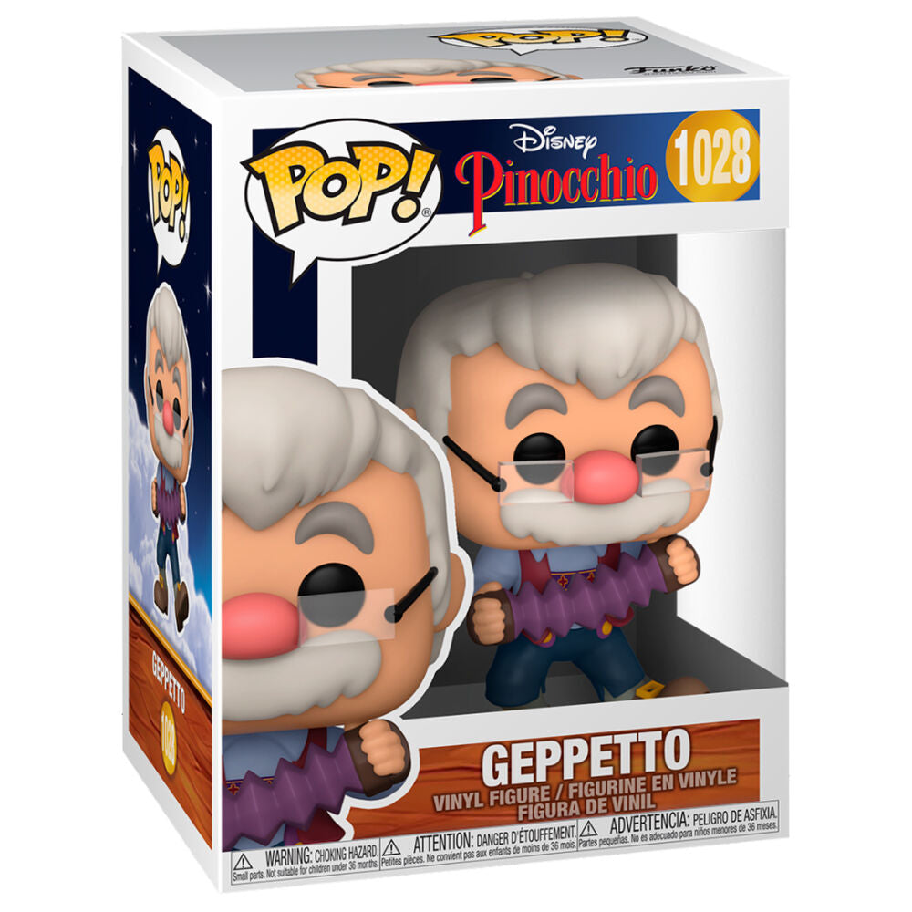 Figura POP Disney Pinocho Geppetto with Accordion FUNKO