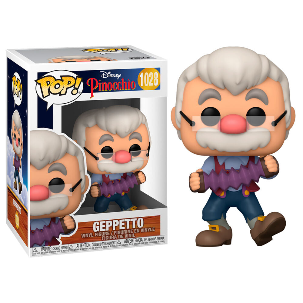 Figura POP Disney Pinocho Geppetto with Accordion FUNKO