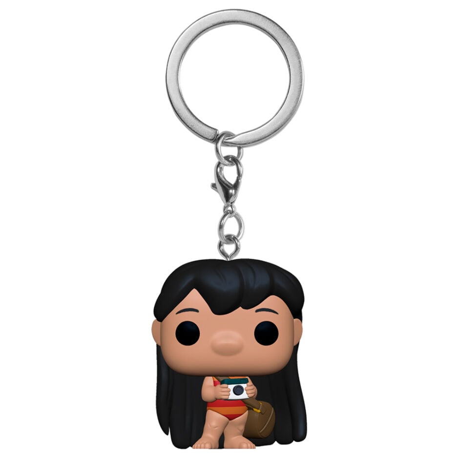 Llavero Pocket POP Disney Lilo and Stitch Lilo with Camera FUNKO
