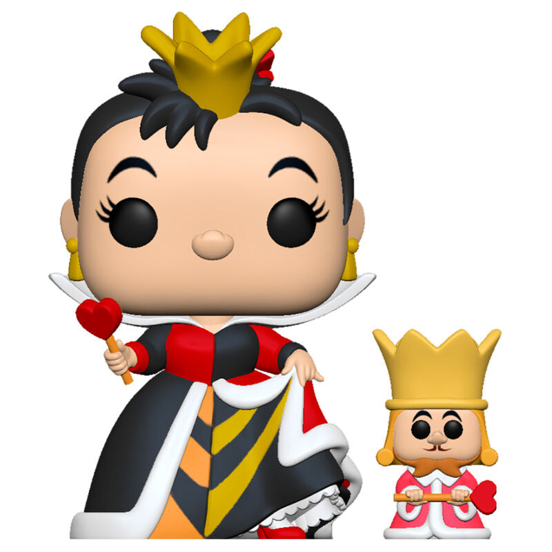 Figura POP Disney Alicia en el Pais de las Maravillas Queen with King FUNKO