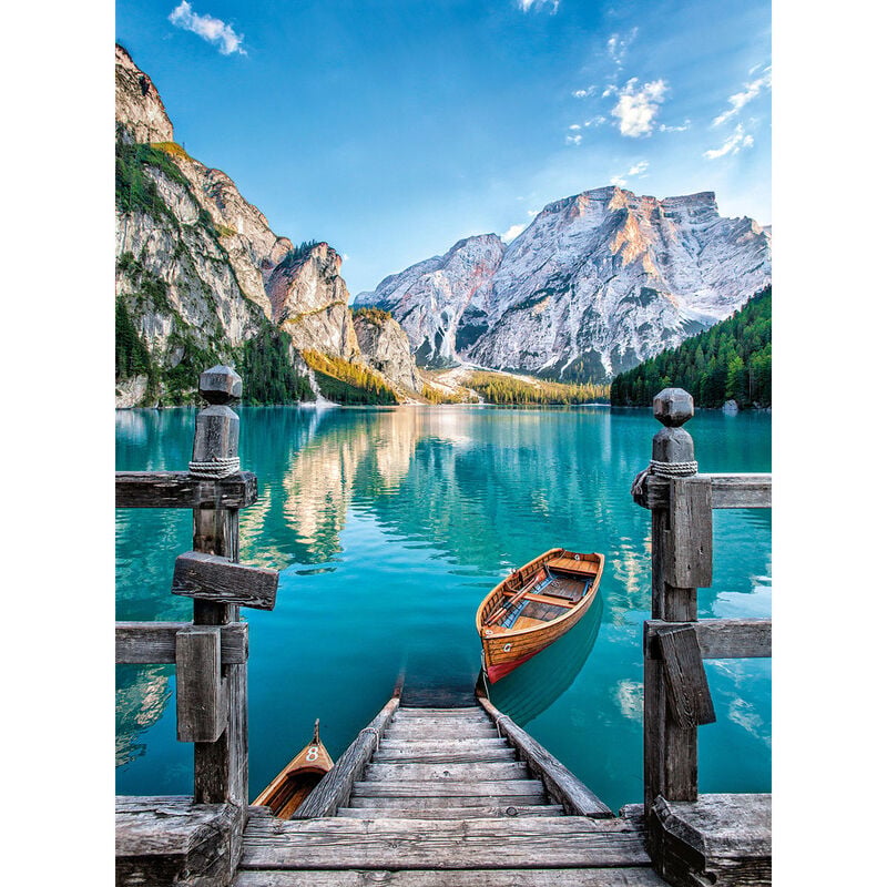 Puzzle Lago Braies 500pzs CLEMENTONI