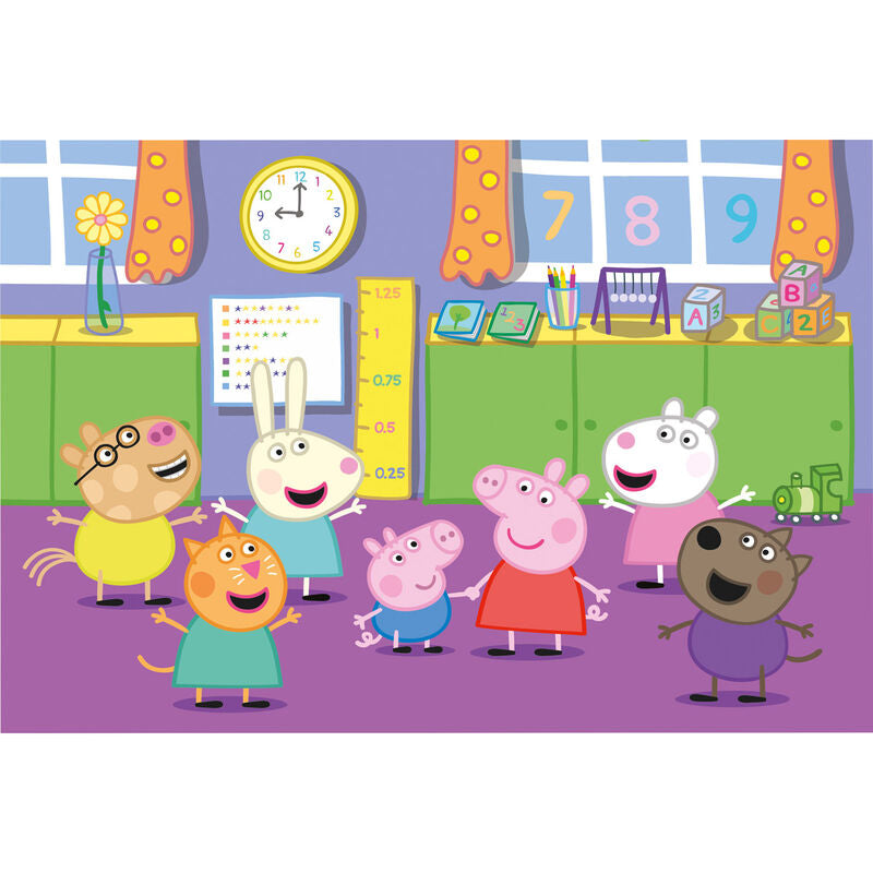 Puzzle Floor Peppa Pig 40pzs CLEMENTONI