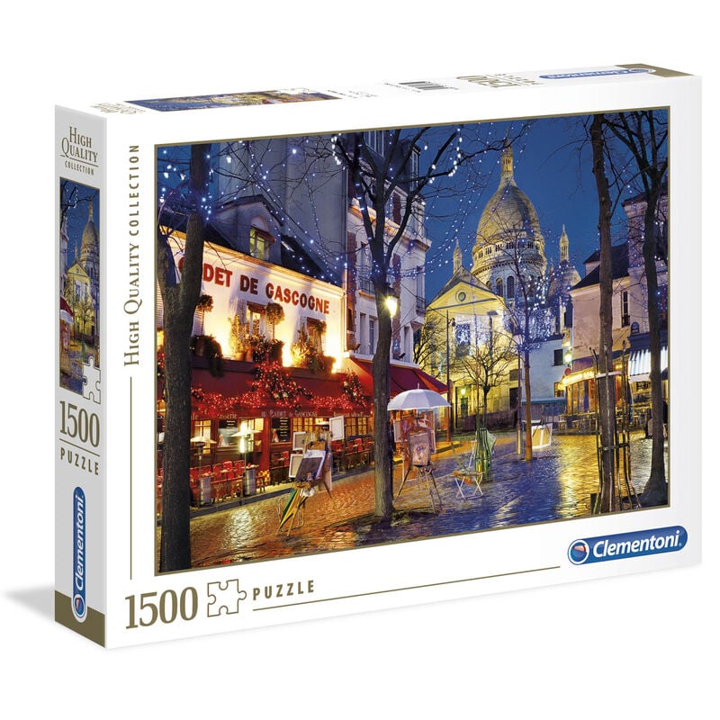 Puzzle Paris Montmartre 1500pzs CLEMENTONI