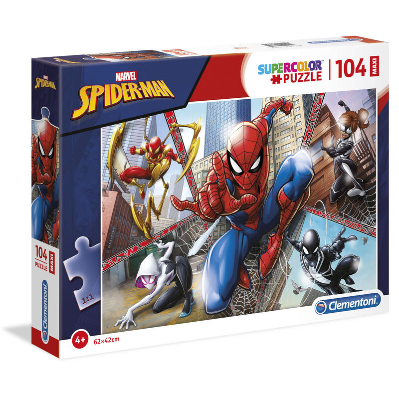 Puzzle Maxi Spiderman Marvel 104pzs CLEMENTONI