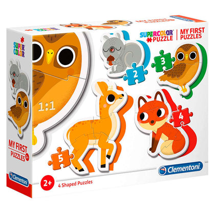 Puzzle My First Puzzle Animales del Bosque 2-3-4-5pzs CLEMENTONI