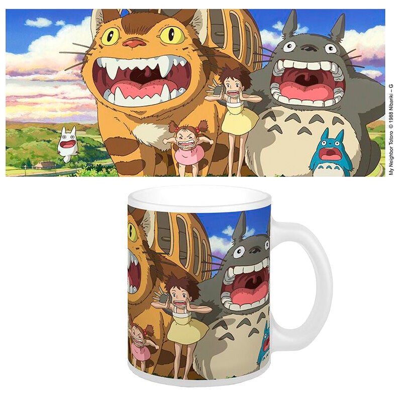 Taza Nekobus and Totoro Mi Vecino Totoro SEMIC STUDIO