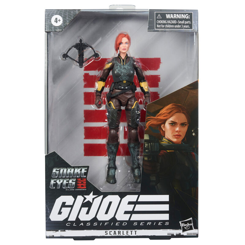 Figura Scarlett 20 G.I. Joe Classified Series - Snake Eyes: G.I. Joe Origins 15cm HASBRO