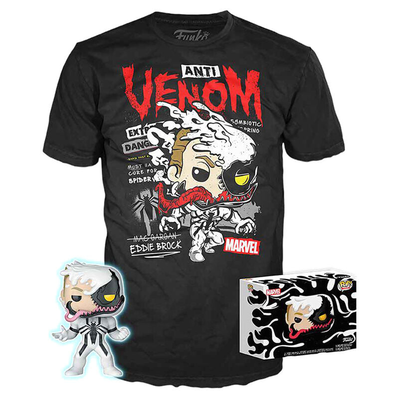 Set figura POP & Tee Marvel Anti-Venom FUNKO