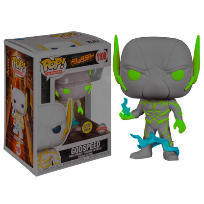 Figura POP DC Comics The Flash Godspeed Glow in the Dark Exclusive FUNKO