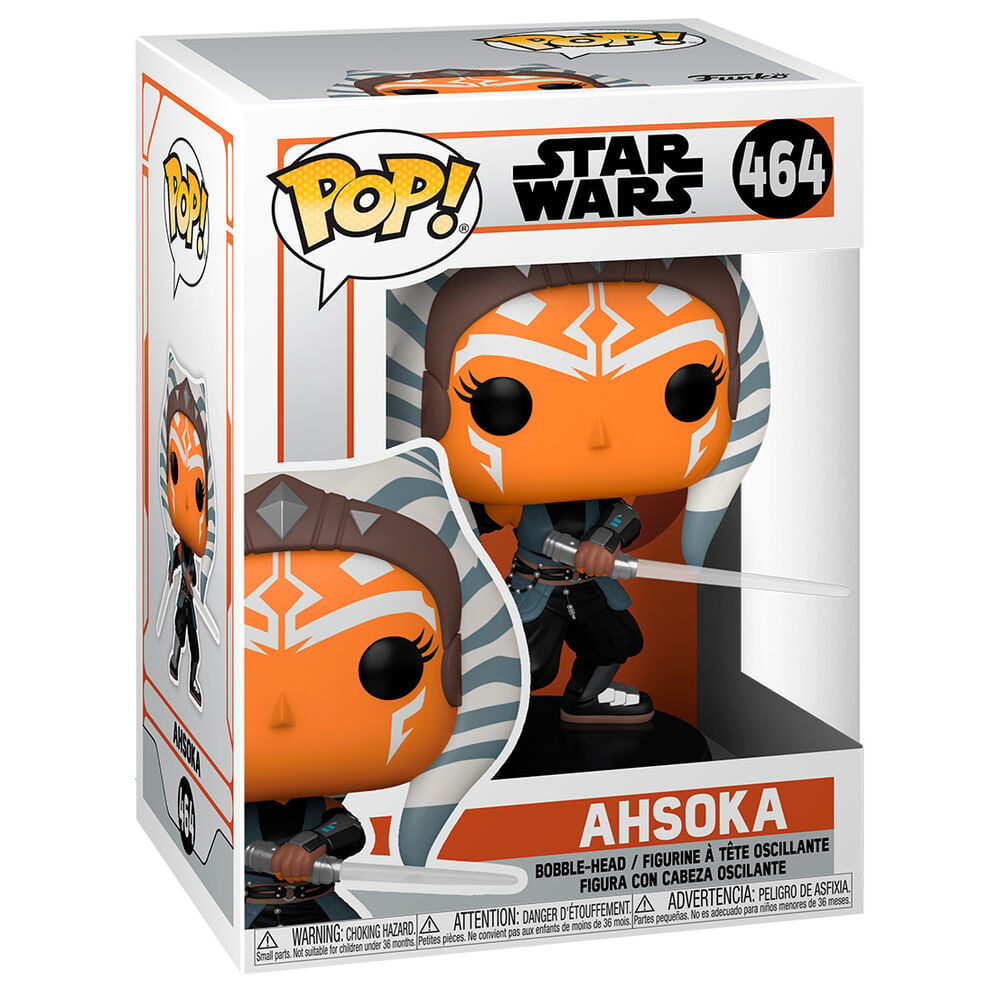 Figura POP Star Wars Mandalorian Ahsoka with Sabers FUNKO