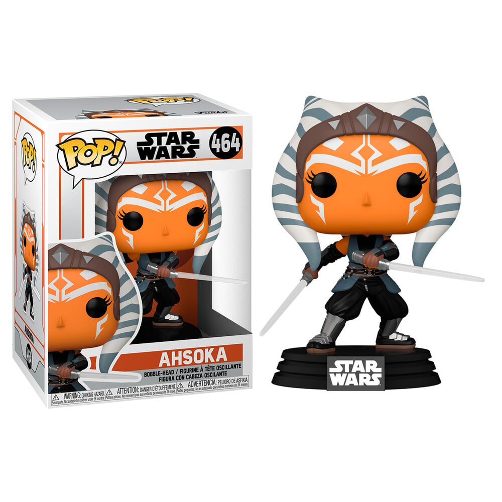 Figura POP Star Wars Mandalorian Ahsoka with Sabers FUNKO