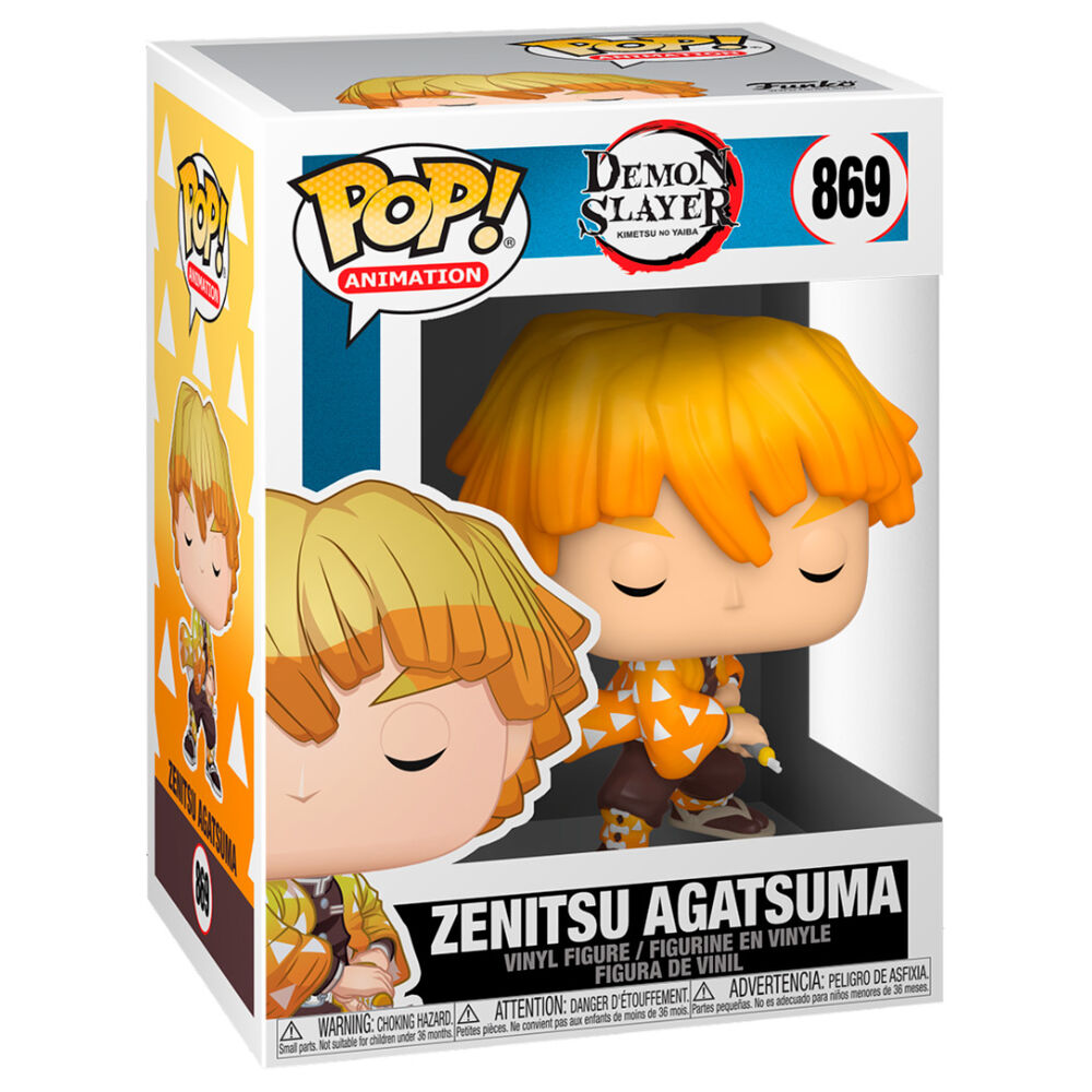 Figura POP Kimetsu No Yaiba Demon Slayer Zenitsu Agatsuma FUNKO