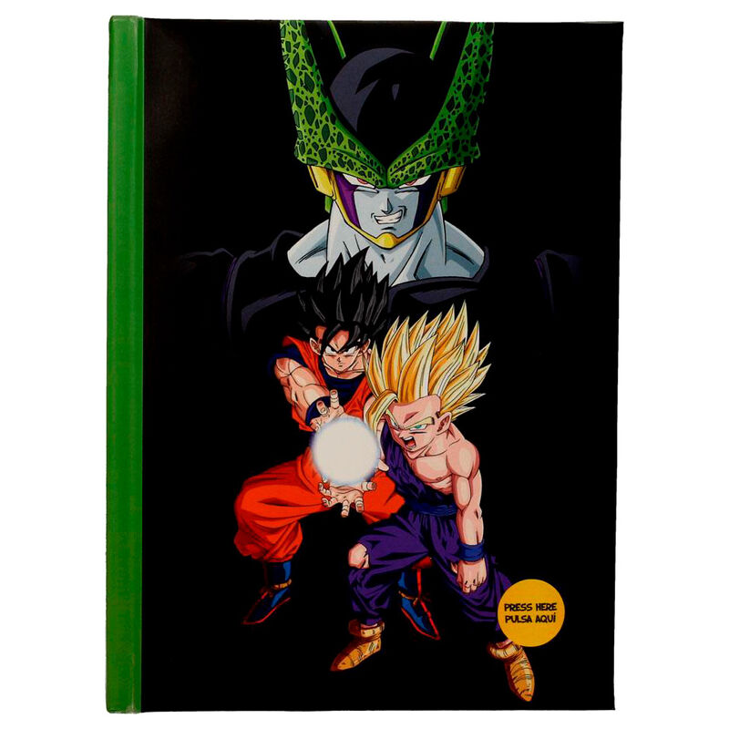 Cuaderno A5 Cell Final Battle Dragon Ball Z con luz SD TOYS