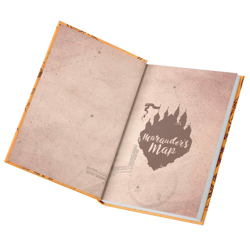 Cuaderno A5 Mapa del Merodeador Harry Potter SD TOYS