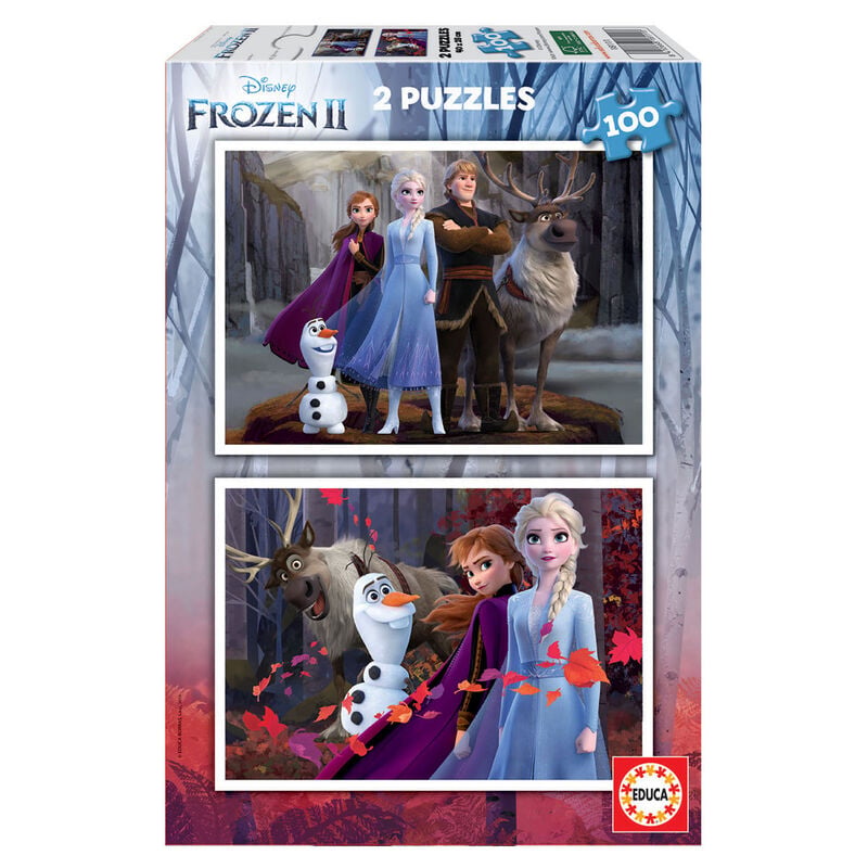 Puzzle Frozen 2 Disney 2x100pzs EDUCA BORRAS