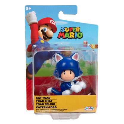 Figura Toad Felino Super Mario Nintendo 6,5cm JAKKS PACIFIC