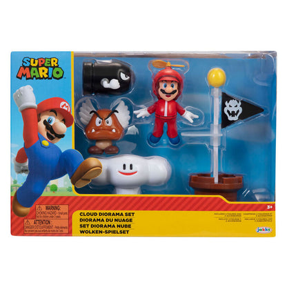 Set diorama Nube Super Mario Nintendo JAKKS PACIFIC