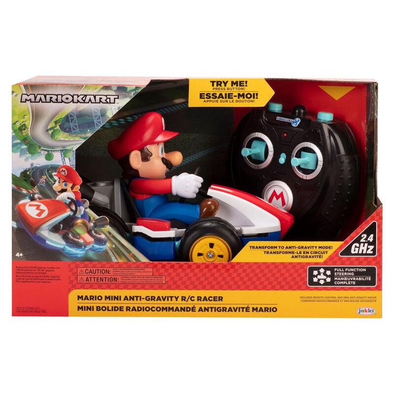 Coche Mini RC Racer Mario Kart Nintendo radio control JAKKS PACIFIC