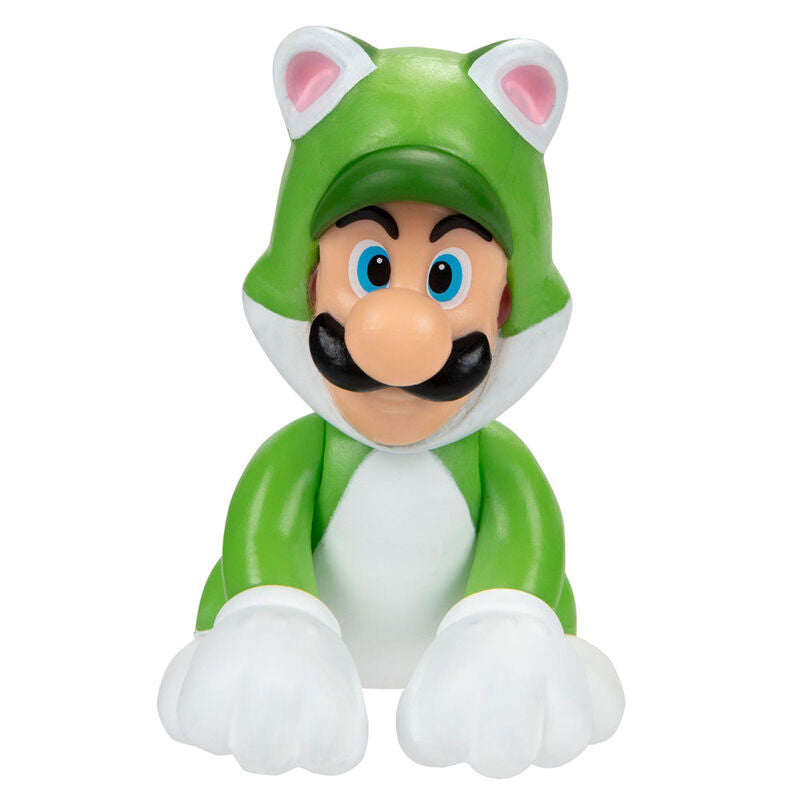 Figura Luigi Felino Super Mario Nintendo 6,5cm JAKKS PACIFIC