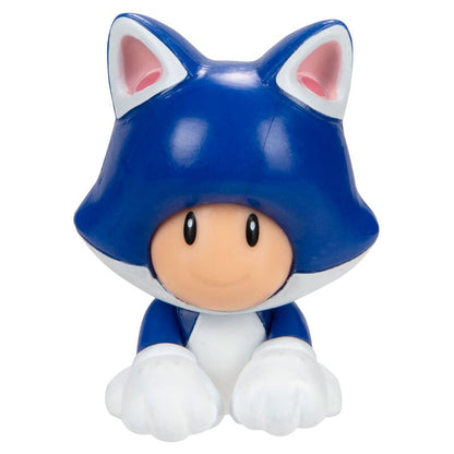 Figura Toad Felino Super Mario Nintendo 6,5cm JAKKS PACIFIC