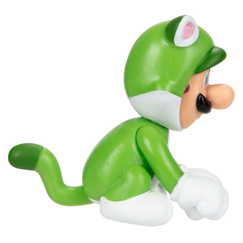 Figura Luigi Felino Super Mario Nintendo 6,5cm JAKKS PACIFIC