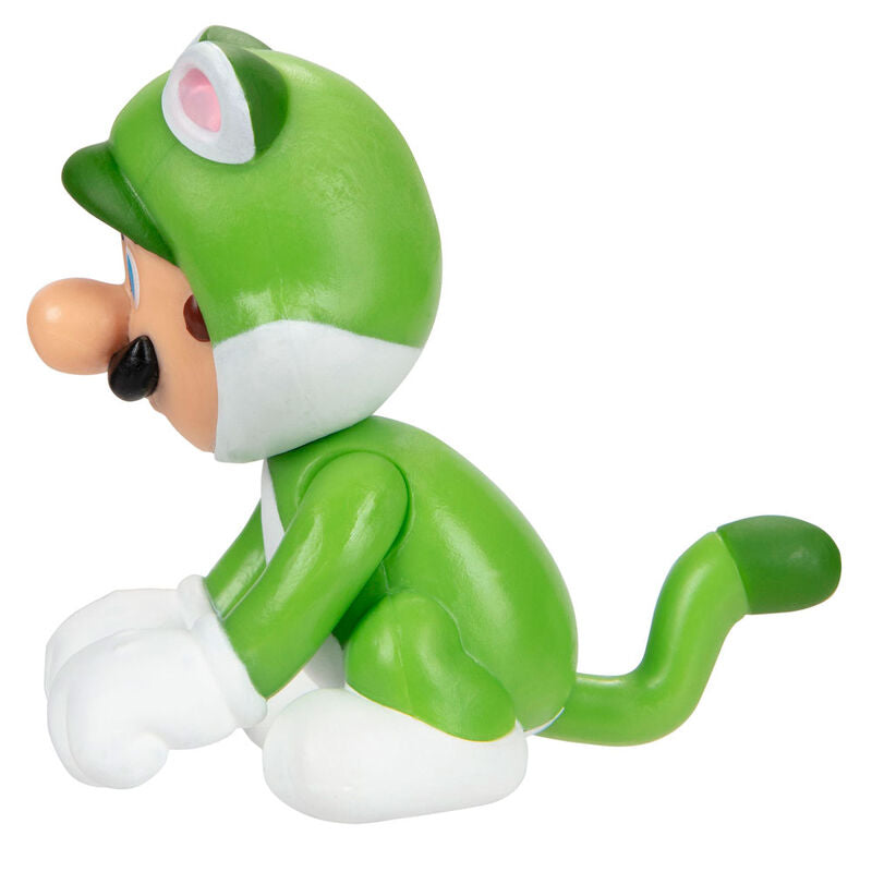 Figura Luigi Felino Super Mario Nintendo 6,5cm JAKKS PACIFIC
