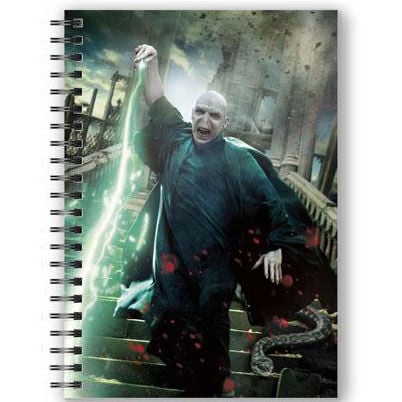 Cuaderno A5 3D Voldemort Harry Potter SD TOYS