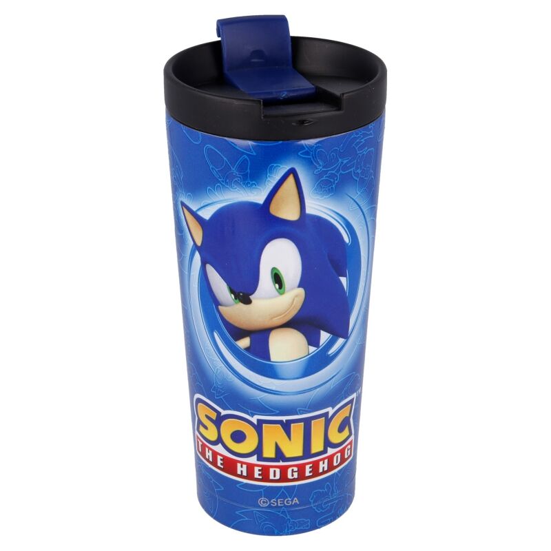 Vaso cafe acero inoxidable Sonic The Hedgehog 425ml STOR