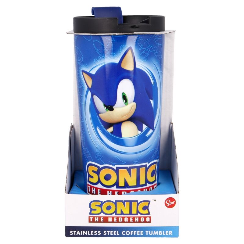 Vaso cafe acero inoxidable Sonic The Hedgehog 425ml STOR
