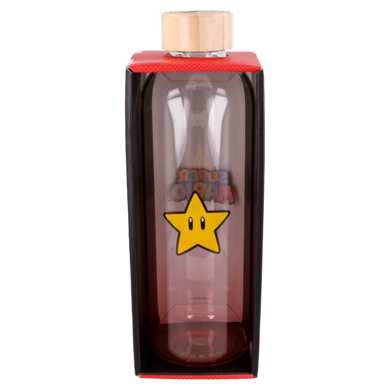 Botella cristal Super Mario Bros Nintendo 1030ml STOR