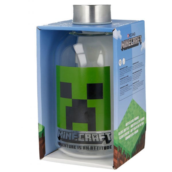 Botella cristal Minecraft 620ml STOR