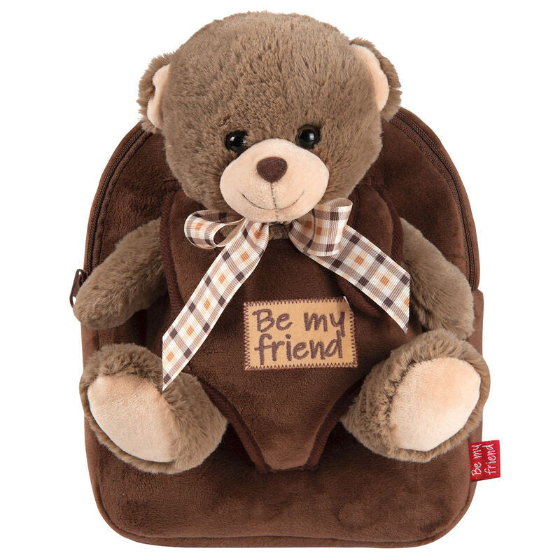 Mochila + peluche Oso Tommy 26cm PERLETTI