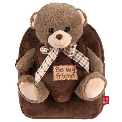 Mochila + peluche Oso Tommy 26cm PERLETTI