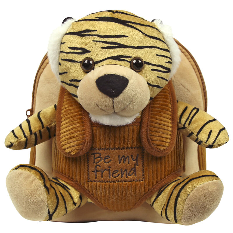 Mochila + peluche Tigre Joe 26cm PERLETTI