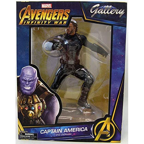 Estatua Capitan America Vengadores Avengers 3 Marvel 23cm DIAMOND SELECT