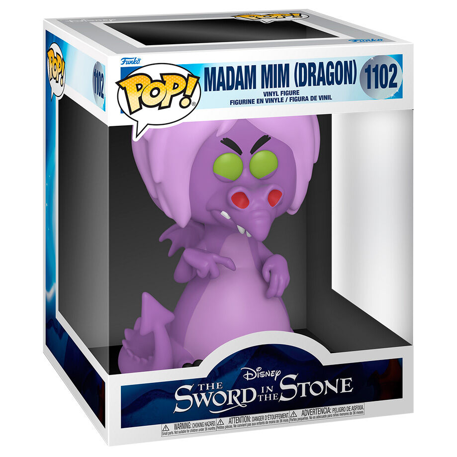 Figura POP Disney Merlin El Encantador Mim as Dragon 15cm FUNKO