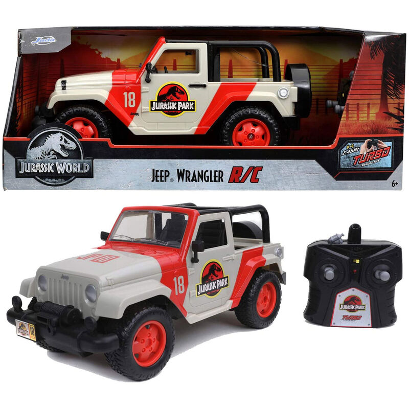Coche radio control Jeep Wrangler Jurassic Park JADA TOYS