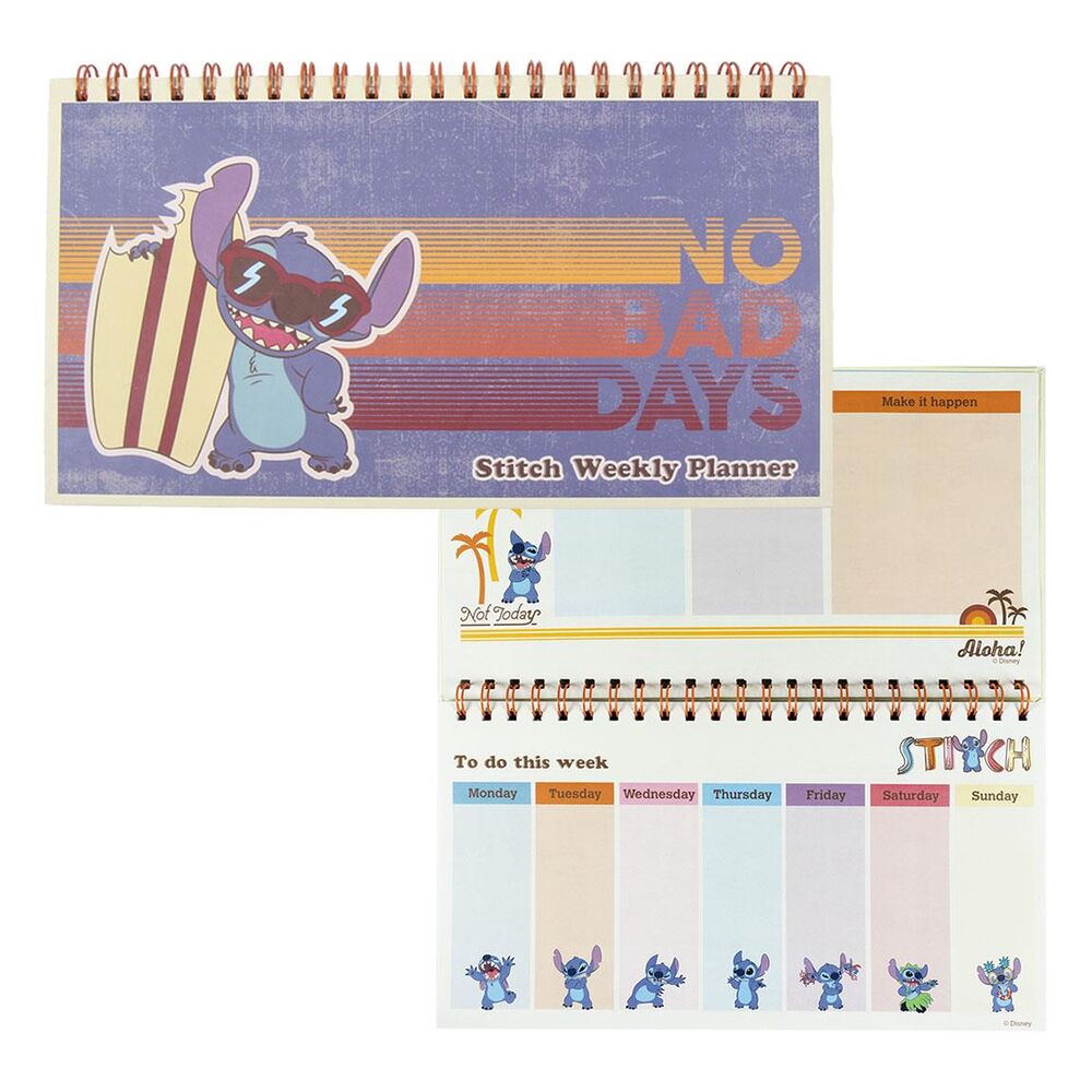 Planificador Semanal Stitch Disney CERDÁ