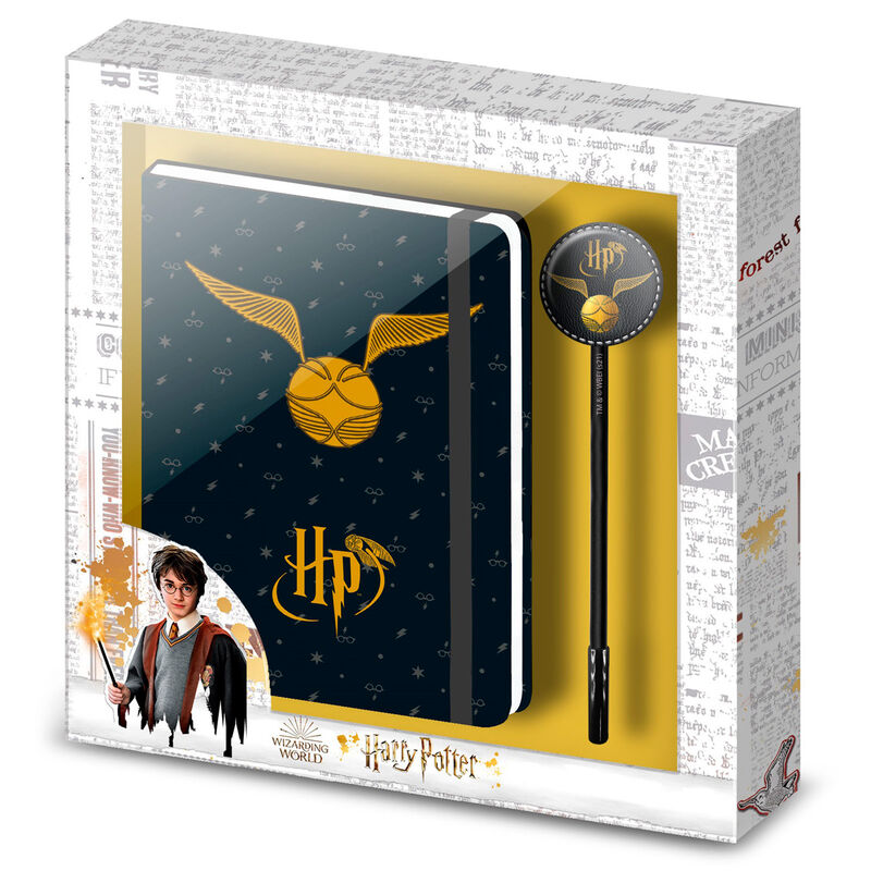 Set diario + boligrafo Wings Harry Potter KARACTERMANIA