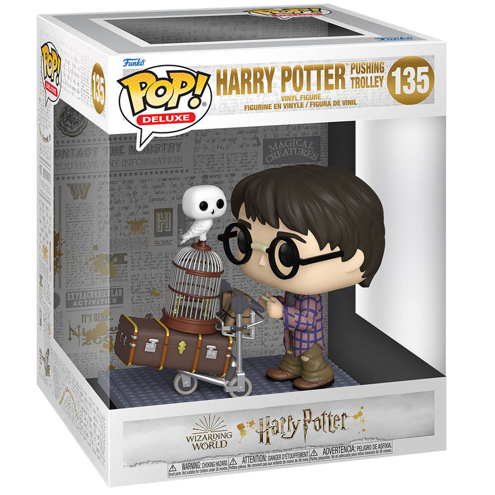 Figura POP Harry Potter Anniversary Harry Pushing Trolley FUNKO