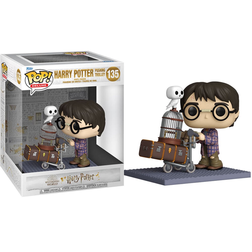 Figura POP Harry Potter Anniversary Harry Pushing Trolley FUNKO