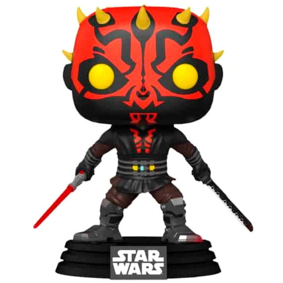 Figura POP Star Wars Darth Maul with Saber Exclusive FUNKO