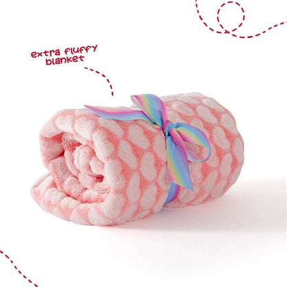 Peluche + Manta suave Unicornio Lily 22cm PERLETTI
