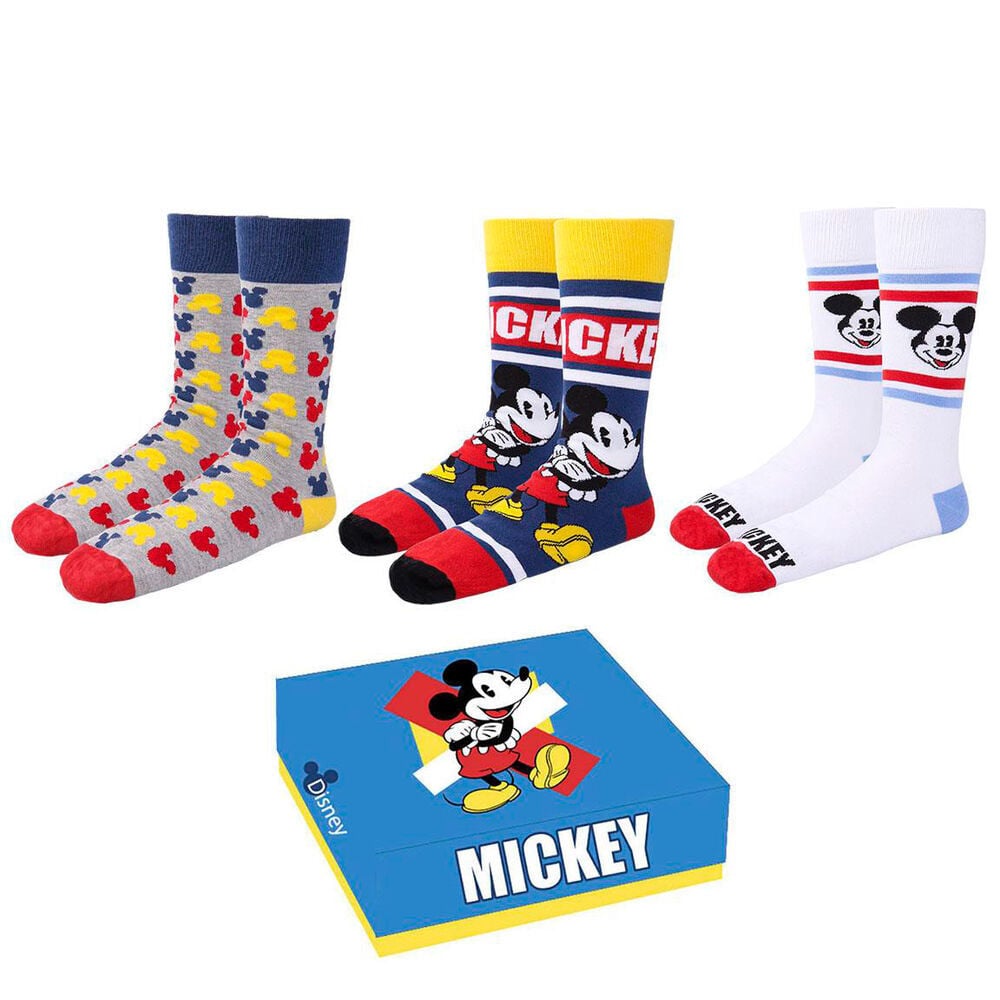 Set 3 calcetines Mickey Disney CERDÁ